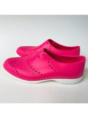 BiiON Wingtip Oxford Spikeless Golf Shoes Pink Size M8-W10